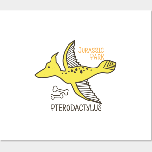 dinosaur pterodactyl Posters and Art